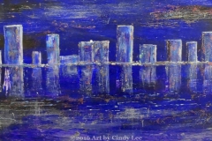 CityScape2_2012 Mixed on cardstock 13x46_1200(C)