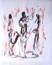 Jazz Trio 1 2003 Mixed on Paper_ 24x16_1200(C)