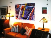 Sold to the couple with the orange couch.