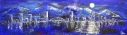 cityScape1_2012 Mixed on cardstock13x46_1200(C)